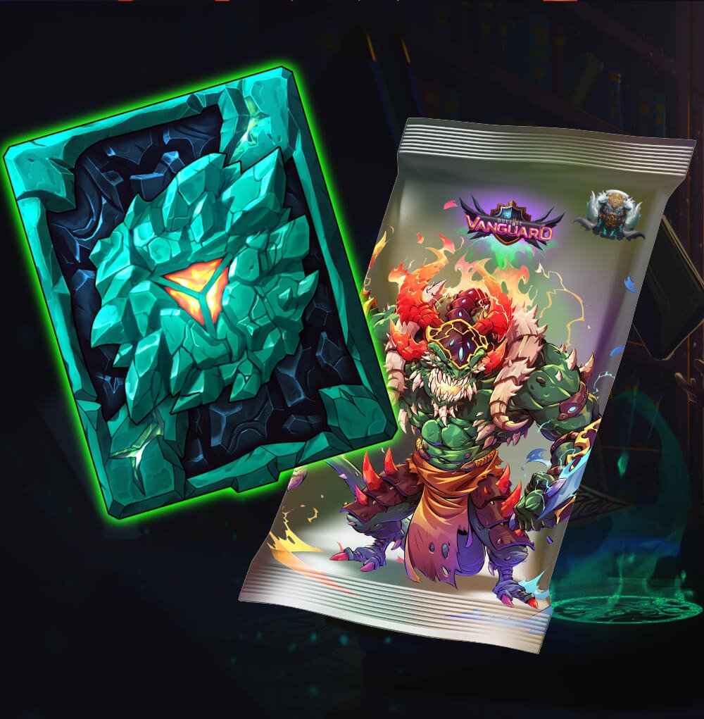 Duelyst Vanguard Magmar faction NFT pack